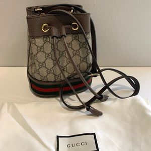 Gucci ophidia mini bucket gg canvas